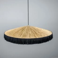 Syracuse Raffia Tassel Pendant Light 30.7"