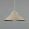 Rio Coloured Brass Pendant Light 15"