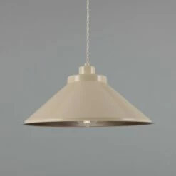 Rio Coloured Brass Pendant Light 15"