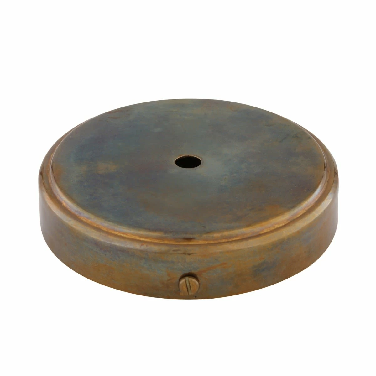 Pressed Brass Wall Bracket / Ceiling Rose 4.7" 4 Pressed Brass Wall Bracket / Ceiling Rose 4.7" - Image 2