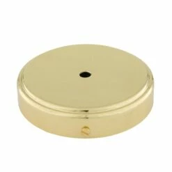 Pressed Brass Wall Bracket / Ceiling Rose 4.7"