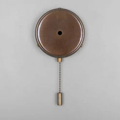Pressed Brass Wall Bracket With Pull Switch 4.7" 31 Pressed Brass Wall Bracket With Pull Switch 4.7" -Home-Lighting Sale mlwb18antbrs