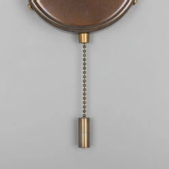 Pressed Brass Wall Bracket With Pull Switch 4.7" 33 Pressed Brass Wall Bracket With Pull Switch 4.7" -Home-Lighting Sale mlwb18antbrs 2