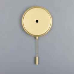 Pressed Brass Wall Bracket With Pull Switch 4.7" 25 Pressed Brass Wall Bracket With Pull Switch 4.7" -Home-Lighting Sale mlwb18satbrs