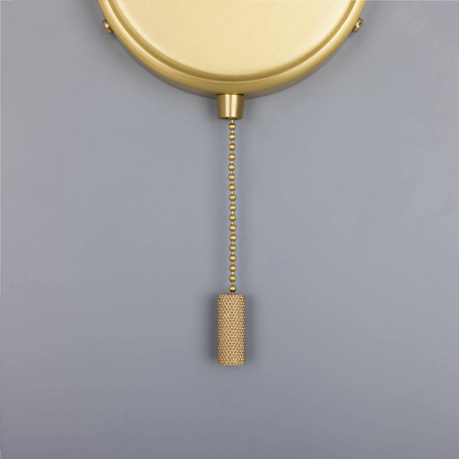 Pressed Brass Wall Bracket With Pull Switch 4.7" 5 Pressed Brass Wall Bracket With Pull Switch 4.7" - Image 3
