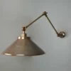 Rio Adjustable Arm Industrial Wall Light With Brass Shade -Home-Lighting Sale mlwl165antbrs 7