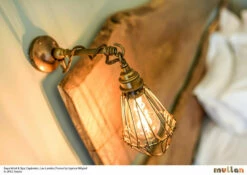 Edom Industrial Cage Wall Light On Hook -Home-Lighting Sale mlwl192 rf