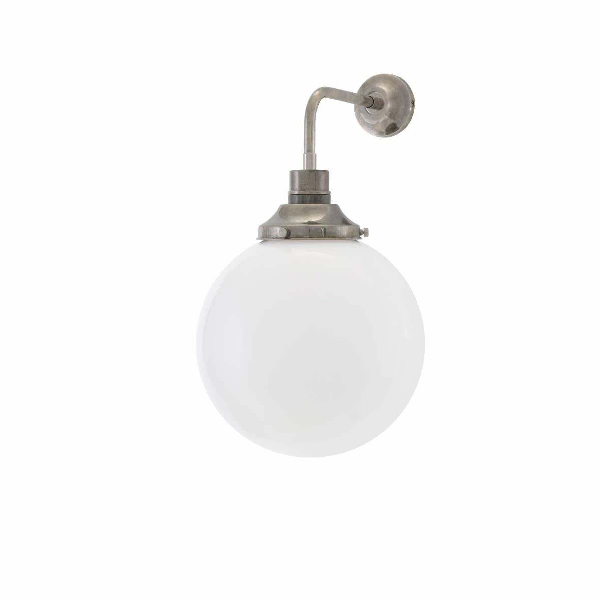 Bamako Clear / Opal Glass Globe Wall Light 9.8" 4 Bamako Clear / Opal Glass Globe Wall Light 9.8" - Image 2