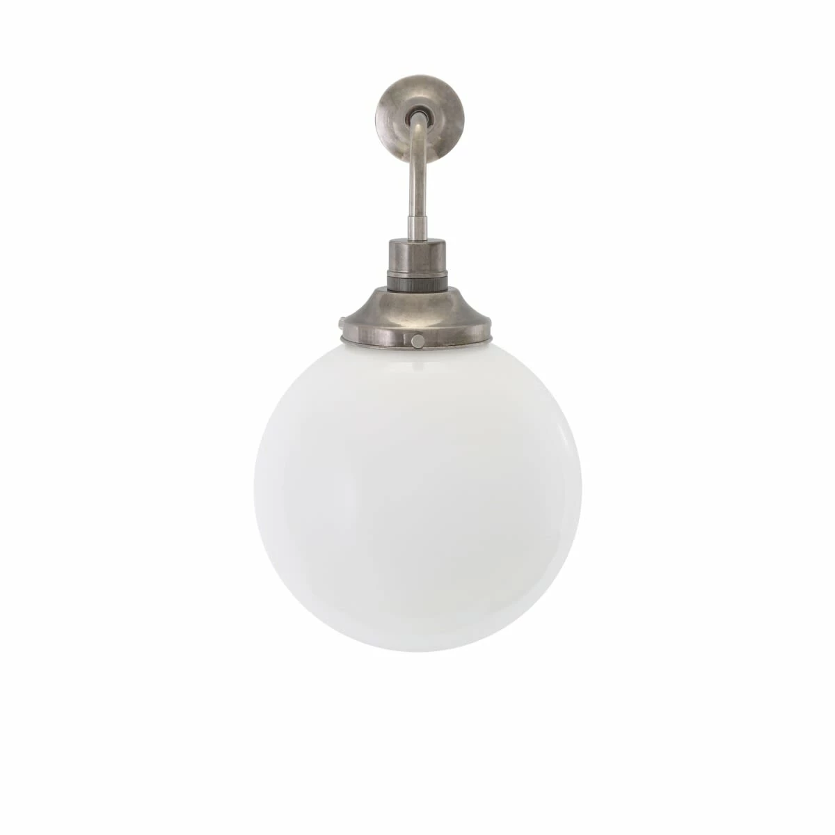 Bamako Clear / Opal Glass Globe Wall Light 9.8" 5 Bamako Clear / Opal Glass Globe Wall Light 9.8" - Image 3