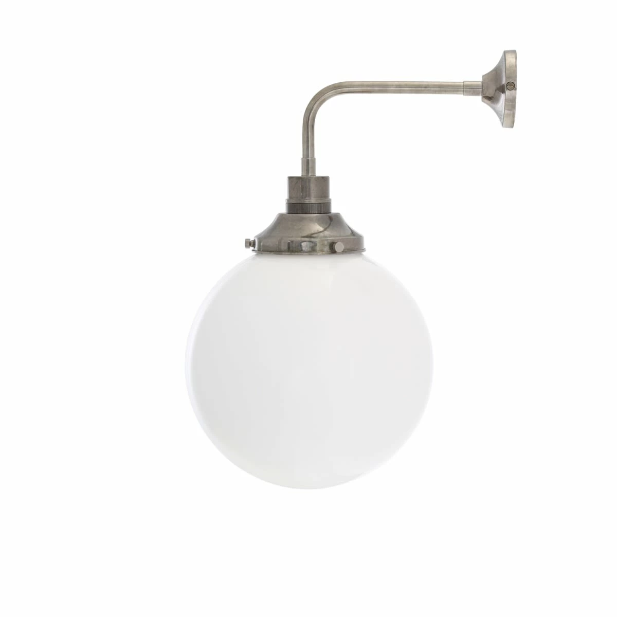 Bamako Clear / Opal Glass Globe Wall Light 9.8" 6 Bamako Clear / Opal Glass Globe Wall Light 9.8" - Image 4