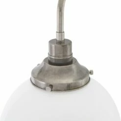 Bamako Clear / Opal Glass Globe Wall Light 9.8" 11 Bamako Clear / Opal Glass Globe Wall Light 9.8" -Home-Lighting Sale mlwl234antslvop 3