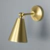 Moya Adjustable Brass Cone Wall Light -Home-Lighting Sale mlwl237satbrs ul