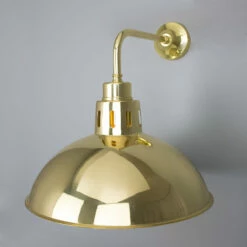 Paris Industrial Brass Wall Light 11.8" -Home-Lighting Sale mlwl366polbrs