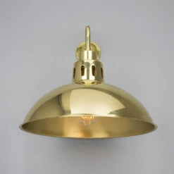 Paris Industrial Brass Wall Light 11.8" -Home-Lighting Sale mlwl366polbrs 3