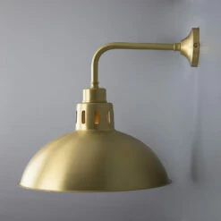 Paris Industrial Brass Wall Light 11.8" -Home-Lighting Sale mlwl366satbrs 3