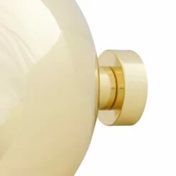 Maua Modern Brass Dome Wall Light 11.8" -Home-Lighting Sale mlwl396polbrs 5