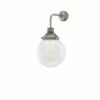 Bamako Clear / Opal Glass Globe Wall Light7.9" -Home-Lighting Sale mlwl407antslvcl 2 1