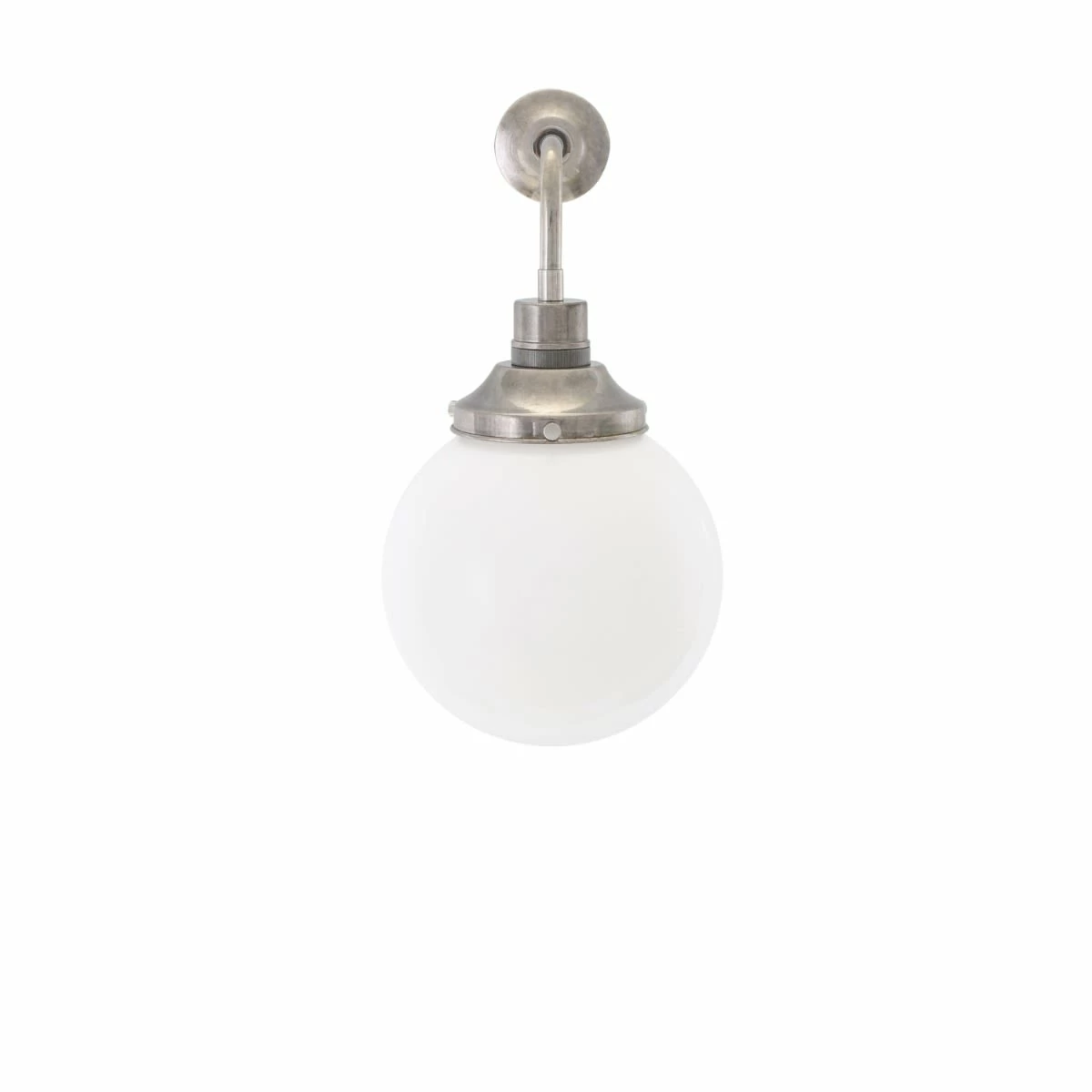 Bamako Clear / Opal Glass Globe Wall Light7.9" 7 Bamako Clear / Opal Glass Globe Wall Light7.9" - Image 5