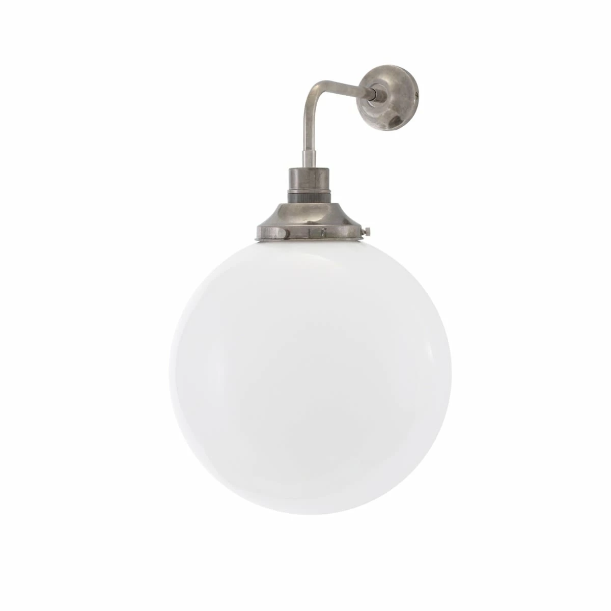 Bamako Clear / Opal Glass Globe Wall Light 11.8" 3 Bamako Clear / Opal Glass Globe Wall Light 11.8"