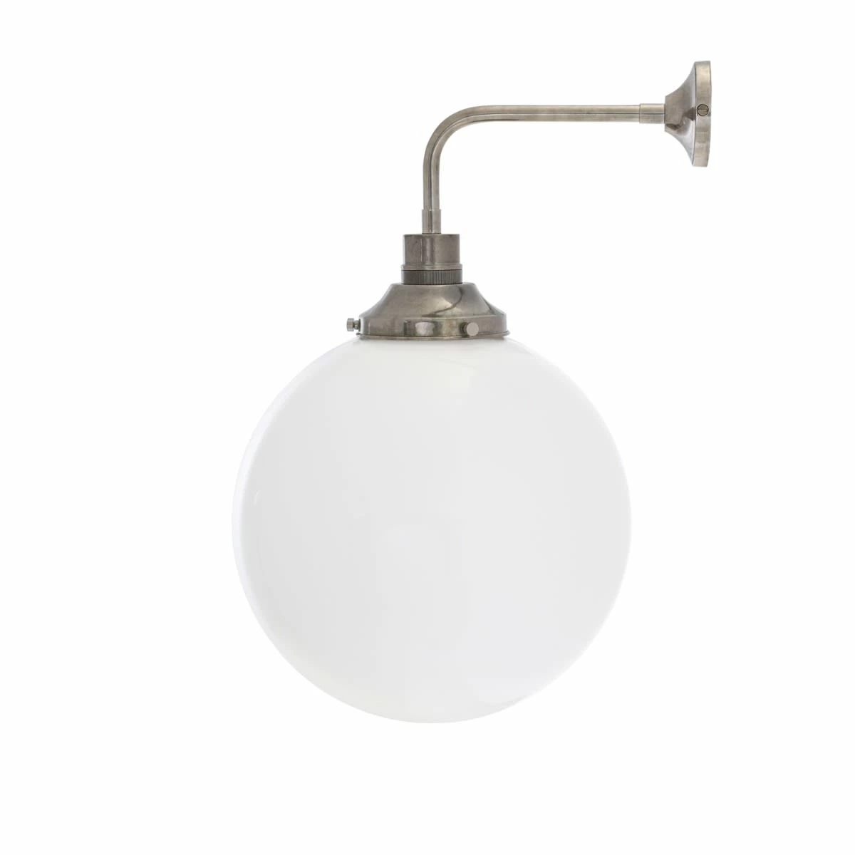 Bamako Clear / Opal Glass Globe Wall Light 11.8" 5 Bamako Clear / Opal Glass Globe Wall Light 11.8" - Image 3