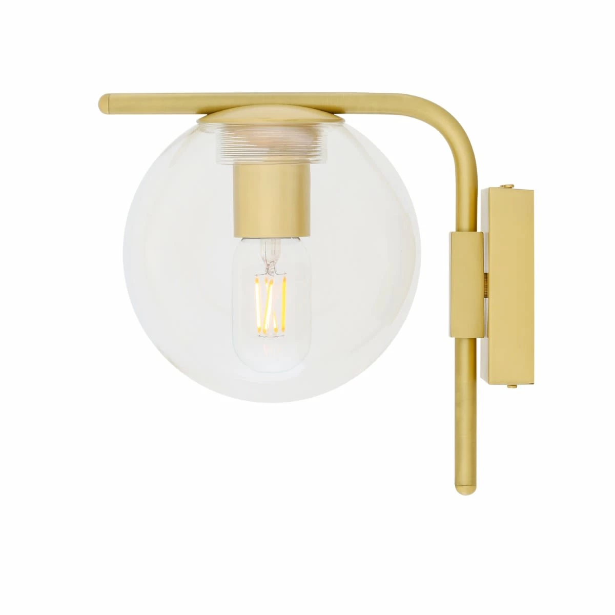 Madison Contemporary Globe Wall Light 6.7" 4 Madison Contemporary Globe Wall Light 6.7" - Image 2