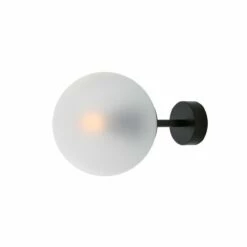 Venice Minimalist Globe Wall Light 6.7" 11 Venice Minimalist Globe Wall Light 6.7" -Home-Lighting Sale mlwl419pcmbkfr