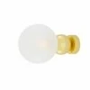 Helena Glass Ball Wall Light 6.7" -Home-Lighting Sale mlwl420polbrsfr