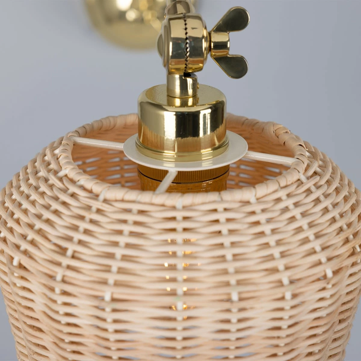 Manila Adjustable Arm Wall Light With Small Rattan Shade 21 Manila Adjustable Arm Wall Light With Small Rattan Shade - Image 19