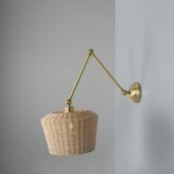 Manila Adjustable Arm Wall Light With Large Rattan Shade -Home-Lighting Sale mlwl445satbrs 3