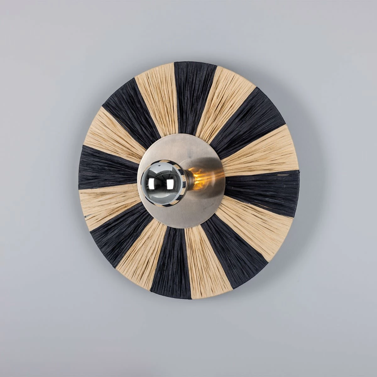 Vernon Raffia Striped Wall Light 21.3" 8 Vernon Raffia Striped Wall Light 21.3" - Image 6