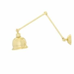 Dale Vintage Adjustable Brass Picture Light -Home-Lighting Sale mpl014polbrs 1
