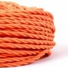Orange Fabric Braided Cable, 3 Core Twisted 2 Orange Fabric Braided Cable, 3 Core Twisted -Home-Lighting Sale orange fabric braided cable 3 core twisted 1264