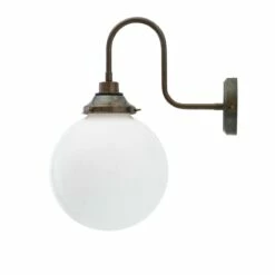 Home-Lighting Sale -Home-Lighting Sale pelagia swan neck wall light 25cm ip44 12245