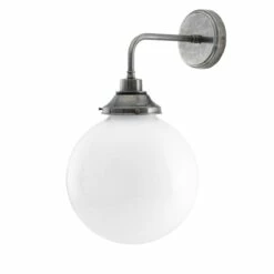 Pelagia Opal Globe Wall Light 9.8" IP44