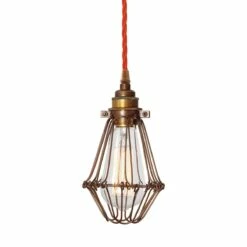 Praia Bronze Industrial Cage Pendant Light -Home-Lighting Sale praia bronze industrial cage pendant light 10401
