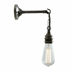 Prei Industrial Bare Bulb Wall Light