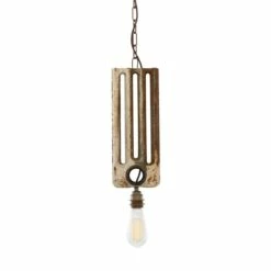 Rad Industrial Bare Bulb Pendant Light