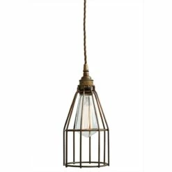 Raze Industrial Cage Pendant Light 4.7"