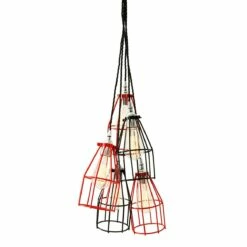 Raze Industrial Cage Pendant Light 4.7" -Home-Lighting Sale raze cage pendant light 9058
