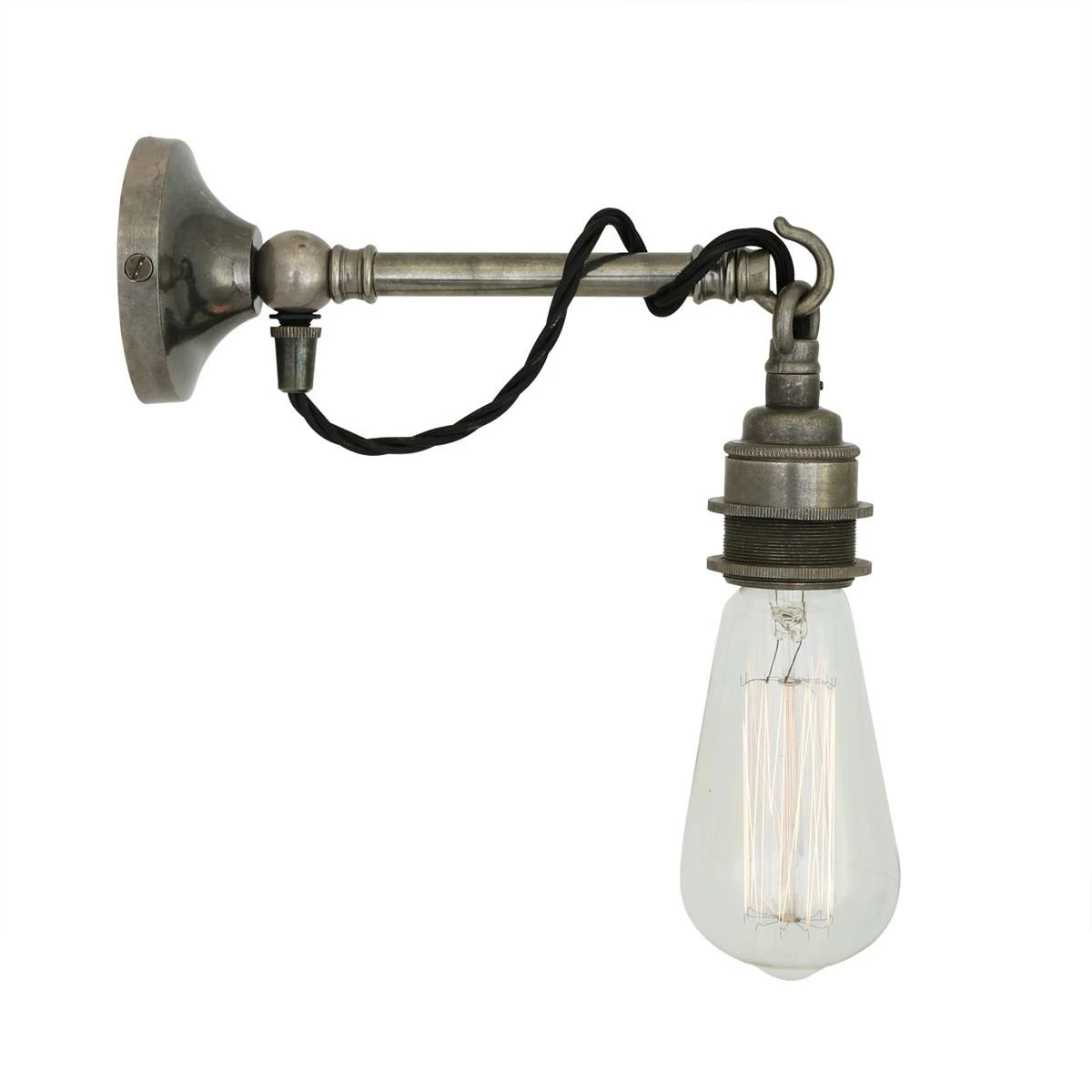 Rehau Industrial Bare Bulb Wall Light On Hook 7 Rehau Industrial Bare Bulb Wall Light On Hook - Image 5