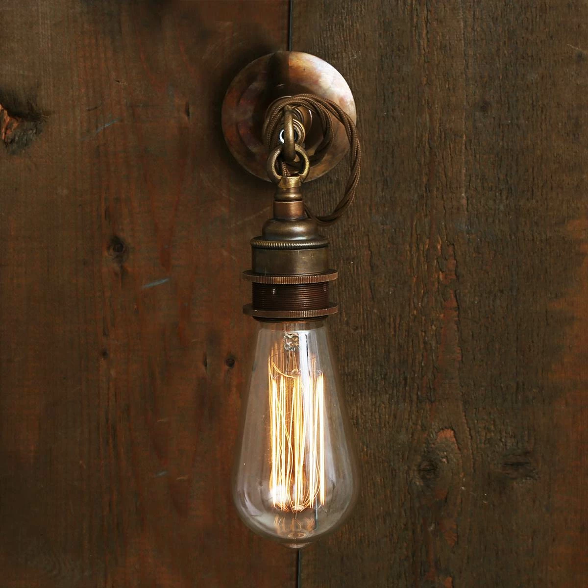 Rehau Industrial Bare Bulb Wall Light On Hook 6 Rehau Industrial Bare Bulb Wall Light On Hook - Image 4