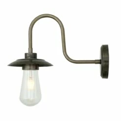 Ren Brass Swan Neck Wall Light IP65 -Home-Lighting Sale ren swan neck wall light ip65 7929