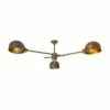 San Jose Vintage Flush Chandelier, Three-Arm -Home-Lighting Sale san jose flush chandelier 12418