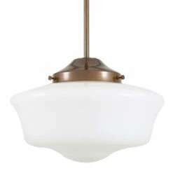 Sofia 1920's Schoolhouse Bar Pendant Light 13.8" -Home-Lighting Sale sofia schoolhouse pendant light 12496