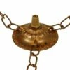 Three-chain Decorative Antique Brass Ceiling Rose